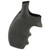 HOGUE COMBAT GRIPS INC Hogue 62000 Rubber Bantam  Black Rubber Pistol Grip with Finger Grooves for S&W K, L Frame with Round Butt