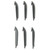 Outdoor Edge OD EDGE DROP POINT BLADES 5" 6PK BLK