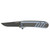 OUTDOOR EDGE (REVO BRAND) Outdoor Edge VX430CC Razor VX4  3" Folding Plain Carbon Fiber/Blue