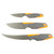OUTDOOR EDGE (REVO BRAND) Outdoor Edge VNTX4C Vantex  3.50"/3"/5" Drop Point/Caping/Boning 7Cr17MoV SS Blade Glass-Filled Nylon Handle 4 Pieces
