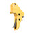 Tyrant CNC TDMPTRIGFSCGOLD/BLK   Gold Fits S&W M&P Full-Size & Compact