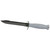 GLOCK INC Glock KG039180 Field  7" Fixed Clip Point Plain/Saw Black High Carbon Steel Blade/ Gray Textured Trimond Polymer Handle Clamshell Packaging
