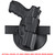 SAFARILAND LTD INC Safariland 5198283411 Open Top Concealment  Belt Thermoplastic Belt Loop Compatible w/Glock 19/23 Right Hand