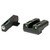 TRUGLO INC (GSM) TruGlo TG13SG4A TFX  Black | Green Tritium & Fiber Optic White Outline Front Sight Green Tritium & Fiber Optic Rear Sight