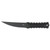 COLUMBIA RIVER KNIFE&TOOL CRKT 2924 HZ4  4.76" Fixed Tanto Plain Black TiNi SK-5 Steel Blade, Black Textured G10 Handle