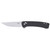COLUMBIA RIVER KNIFE&TOOL CRKT 7075 Q Compact 3.05" Folding Drop Point Plain Stonewashed 14C28N Steel Blade, Black GRN Handle