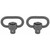GROVTEC USA INC GrovTec US Inc GTSW288 Heavy Duty  1.25" Push Button Black Manganese Phosphate Steel