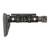 MIDWEST INDUSTRIES INC Midwest Industries MIALPHAFBSF Alpha Fixed Beam Black Synthetic Side Folding Stock with Adjustable Cheekrest, Compatible w/ 1913 Picatinny Rail Adapter