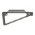 MIDWEST INDUSTRIES INC Midwest Industries MITRIF Triangle Fixed Stock Black 6061 Aluminum