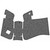 TALON GRIPS INC Talon Grips 382R Adhesive Grip  Glock Gen5 19/23/25/32/38/44 w/No Backstrap, Black Textured Rubber