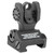 TROY INDUSTRIES INC Troy Ind SSIGFBSRTBT00 Tritium Rear Folding BattleSight Round  Black Hardcoat Anodized for AR-15
