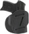 1791 Gunleather 4WH4SBLL 4-Way  IWB/OWB Size 04 Stealth Black Leather Belt Clip Compatible w/Glock 26/Springfield XD/XDS/S&W M&P Shield Plus Left Hand