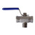Stainless - 1/4 in 3 Way Ball Valve - FPT x MPT x FPT
