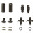 KNS Precision, Inc. KNS SNAPFOOT Q-CHNG BIPOD KIT HARRIS