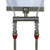 EnoItalia Wine Bottle Filler (Professional) - 6 Spout on Cart with Pump and Float Switch