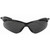 GSM OUTDOORS Walker's GWPSGLSMK Sport Glasses Crosshair Adult Smoke Gray Lens Polycarbonate Black Frame