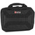 GPS BAG/GOUTDOORS(GSM) GPS Bags PC15 Pistol Case  Black 600D Polyester with Mag Storage, Lockable Zippers & Cushioned Compartment Holds 1 Handgun
