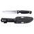 COLD STEEL (GSM) Cold Steel CSFX4RZR Razor Tek  EDC 4" Fixed Clip Point Plain Satin 4116 Krupp SS Blade, 4" Black Textured
