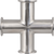 Stainless Tri-Clamp Cross - 1.5 in.