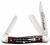 WR CASE & SONS CUTLERY CO Case 55232 Pocket Worn Stockman Medium Folding Clip Point/Pen/Sheepsfoot Plain Tru-Sharp SS Blade, Mahogany Corn Cob Jigged Bone Handle