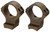 Browning 12532 X-Bolt Scope Mount System X-Lock Burnt Bronze Cerakote Aluminum 1" Tube, Medium Rings