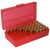 MTM MOLDED PRODUCTS CO MTM Case-Gard P503829 Ammo Box Flip-Top Multi Caliber Handgun Clear Red Polypropylene 50rd
