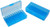 MTM MOLDED PRODUCTS CO MTM Case-Gard P504524 Ammo Box Flip-Top Multi Caliber Handgun Clear Blue Polypropylene 50rd