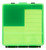 MTM MOLDED PRODUCTS CO MTM Case-Gard P100916T Case-Gard P-100 Multi-Caliber Handgun Clear Green Polypropylene 100rd