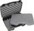 MTM MOLDED PRODUCTS CO MTM Case-Gard 81140 Handgun Case  Black Polypropylene Holds 4 Handgun w/ up to 8" Barrels & 6 Sub-Compacts w/ Magazines