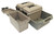 MTM MOLDED PRODUCTS CO MTM Case-Gard AC3C 3-Can Ammo Crate  50Cal Dark Earth/Army Green Polypropylene
