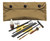 KLEENBORE INC KleenBore POU302T Modular Cleaning Kit Coyote Tan Multi-Caliber Handgun/Rifle Bronze/Nylon Bristles Nylon Case
