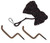 ALLEN COMPANY INC Allen 54 Bow & Gun Rope Treestand Black/Red 20' Long Includes 2 Hangers