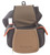 ALLEN COMPANY INC Allen 8306 Eliminator Pro Double Compartment Shooting Bag Black w/Coffee & Copper Accents, Elastic Loops, Side Pockets & D-Ring 7" x 4.75" x 12" Exterior Dimensions