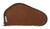 ALLEN COMPANY INC Heritage Cases 8611 Handgun Case  Brown Suede w/Black Trim, Faux Sherpa Lining & Foam Padding, Lockable Zippers 11" L
