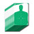 ALLEN COMPANY INC EZ-Aim 15204 Silhouette  Green/White 12"x18" 10 Per Pack