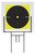 ALLEN COMPANY INC EZ-Aim 15309 Portable Range Target Stand  Black Steel 18" W x 19" H Includes 2 Adhesive Targets