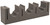 ALLEN COMPANY INC Allen 5658 Firearm & Fishing Rod Magnetic Holder Black Metal/Foam Holds 3 Rifle/Shotgun