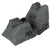 ALLEN COMPANY INC Allen 18417 Eliminator  Prefilled Front and Rear Bag, Gray Polyester, Side Release Buckles, Weighs 4.50 lbs., 11.50" L x 7.50" H