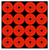 BIRCHWOOD CASEY (GSM) Birchwood Casey 33904 Target Spots  Self-Adhesive Paper Black/Orange 1.5" Bullseye 160 Pack