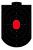 BIRCHWOOD CASEY (GSM) Birchwood Casey 35609 Dirty Bird  Oval Paper Target 12" x 18" 50 Per Pkg