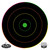 BIRCHWOOD CASEY (GSM) Birchwood Casey 35820 Dirty Bird  8" Bullseye Tagboard Hanging Pistol/Rifle Black/Green 20 Per Pkg