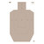 BIRCHWOOD CASEY (GSM) Birchwood Casey 37029 EZE-Scorer  IPSC Silhouette Paper Hanging Universal 23" x 35" Tan 5 Pack