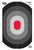 BIRCHWOOD CASEY (GSM) Birchwood Casey 37053 EZE-Scorer Silhouette Oval Target Hanging Paper All Firearms 23" x 35" Black/Gray/Red 5 Targets
