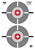 BIRCHWOOD CASEY (GSM) Birchwood Casey 37061 EZE-Scorer  Bullseye Paper Target 12" x 18" 100 Per Pack