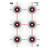 BIRCHWOOD CASEY (GSM) Birchwood Casey 37209 EZE-Scorer  Bullseye Paper Universal 12" x 18" Black/White 10 Pk.