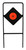 BIRCHWOOD CASEY (GSM) Birchwood Casey 47340 World of Targets Ace of Diamonds Centerfire Target AR500 Steel Black/Red Diamond Illustration Impact Enhancement Motion 0.50" Thick