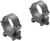 LEUPOLD & STEVENS INC Leupold 174078 QRW2 Cross-Slot Scope Ring Set Matte Black Steel 30mm Tube High Quick Release Picatinny/Weaver