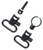 UNCLE MIKES/REVELYST Uncle Mike's 13412 Super Swivel  Quick Detach 115 RF Blued 1" Loop for Most 22 Cal Tube Diameter & .430-.455" Rifles (Except Win 94/22M US)