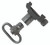 UNCLE MIKES/REVELYST Uncle Mike's 21101 Quick Detach Swivel Set made of Steel with Black Finish, 1" Loop Size & Push Button Style for Picatinny & Weaver-Style Rails