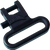 BOYT HARNESS CO Outdoor Connection TAL79400 Talon Swivel  Set 1" Quick Detach Black Steel